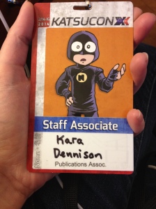 My badge made it look like I had no idea what was going on.